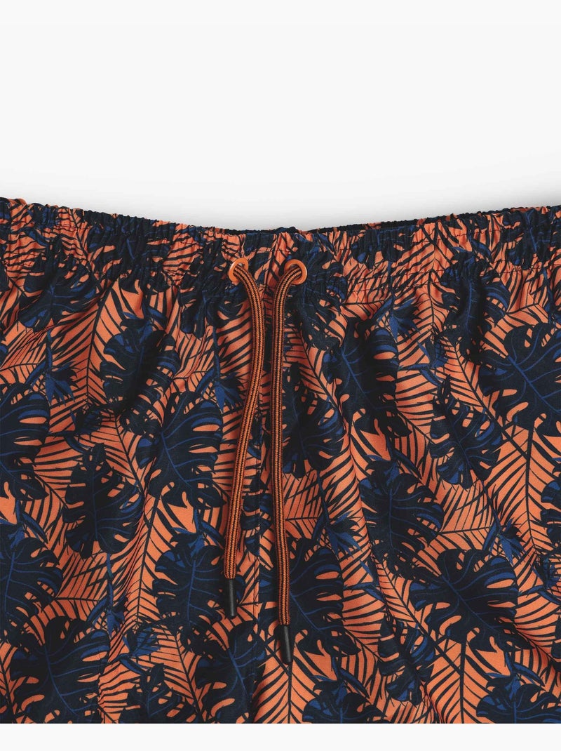 LOIS Bañador Palm Street para Hombre Naranja - Kiabi