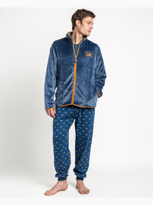 LOIS Bata Calentita Manga Larga Roadster para Hombre - Kiabi LOIS Bata Calentita Manga Larga Roadster para Hombre - Kiabi