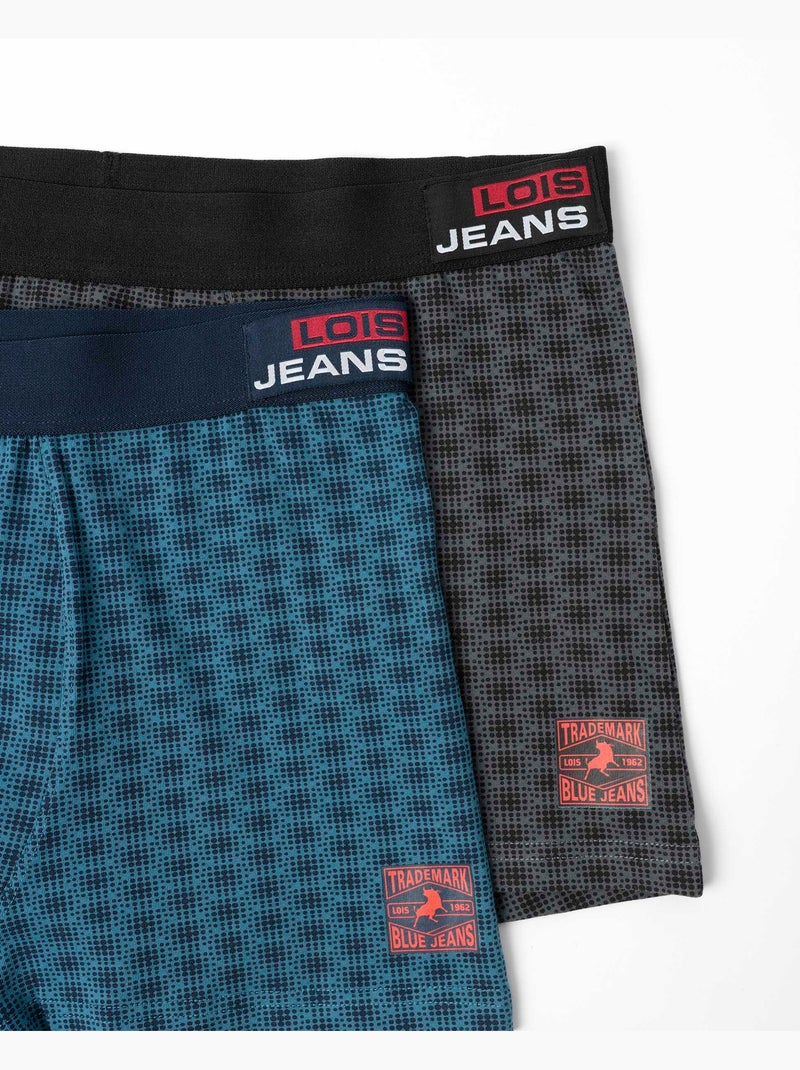 LOIS Calzoncillo/Boxer Dark para Hombre, (Caja de 2 unidades) Multicolor - Kiabi