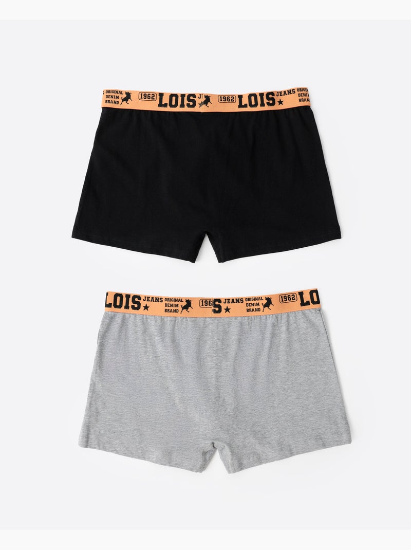 LOIS Calzoncillo/Boxer Den1962 para Hombre, (Caja de 2 unidades) Multicolor - Kiabi