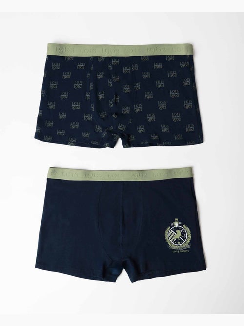 LOIS Calzoncillo/Boxer Escudo para Hombre, (Caja de 2 unidades) - Kiabi LOIS Calzoncillo/Boxer Escudo para Hombre, (Caja de 2 unidades) - Kiabi