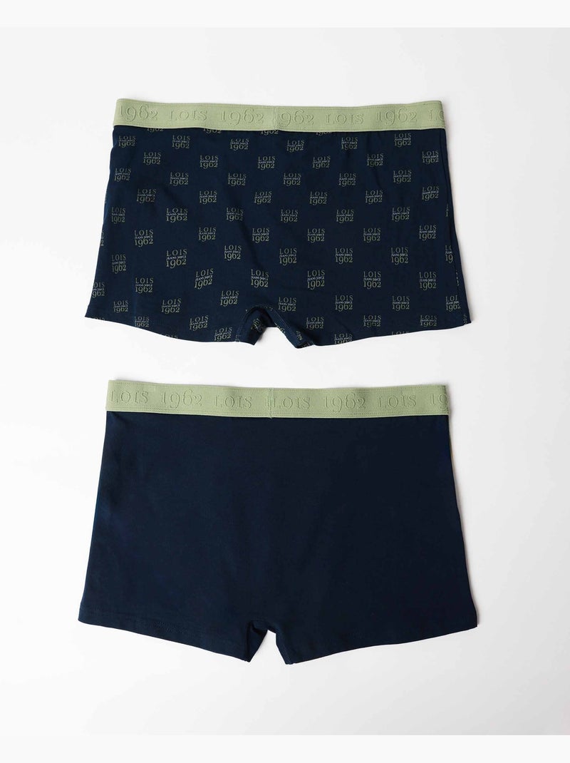 LOIS Calzoncillo/Boxer Escudo para Hombre, (Caja de 2 unidades) Multicolor - Kiabi