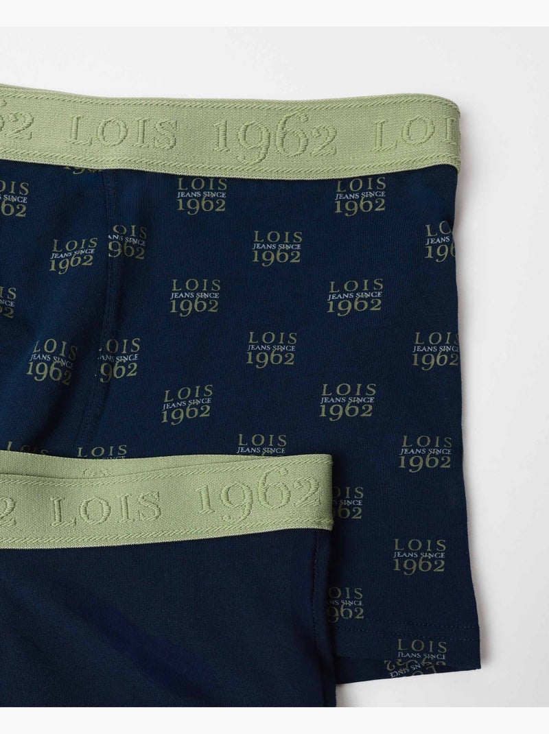 LOIS Calzoncillo/Boxer Escudo para Hombre, (Caja de 2 unidades) Multicolor - Kiabi