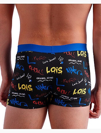 LOIS Calzoncillo/Bóxer Graffiti para Hombre, (Caja de 2 unidades)