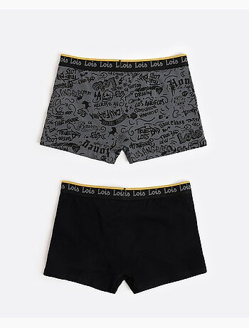 LOIS Calzoncillo/Bóxer Graffiti para Hombre, (Caja de 2 unidades)