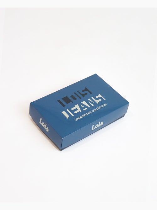 LOIS Calzoncillo/Bóxer Jeans & Jacket para Hombre, (Caja de 2 unidades) - Kiabi LOIS Calzoncillo/Bóxer Jeans & Jacket para Hombre, (Caja de 2 unidades) - Kiabi