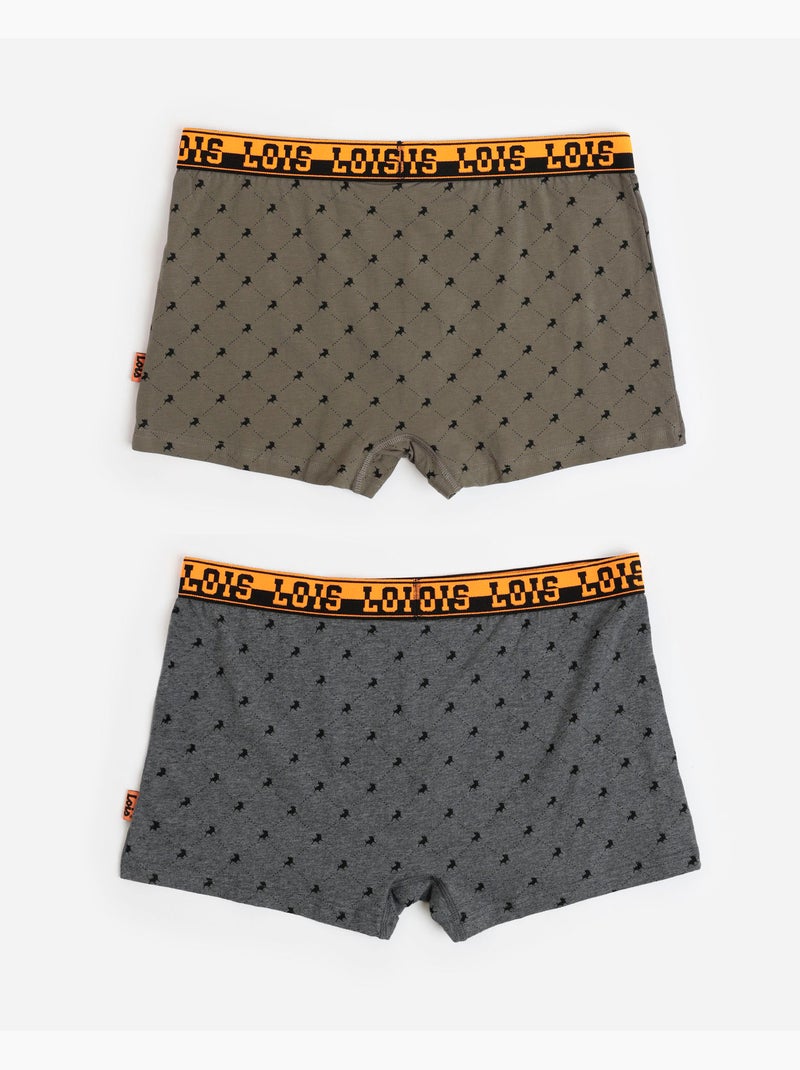 LOIS Calzoncillo/Bóxer Lux para Hombre, (Caja de 2 unidades) Multicolor - Kiabi