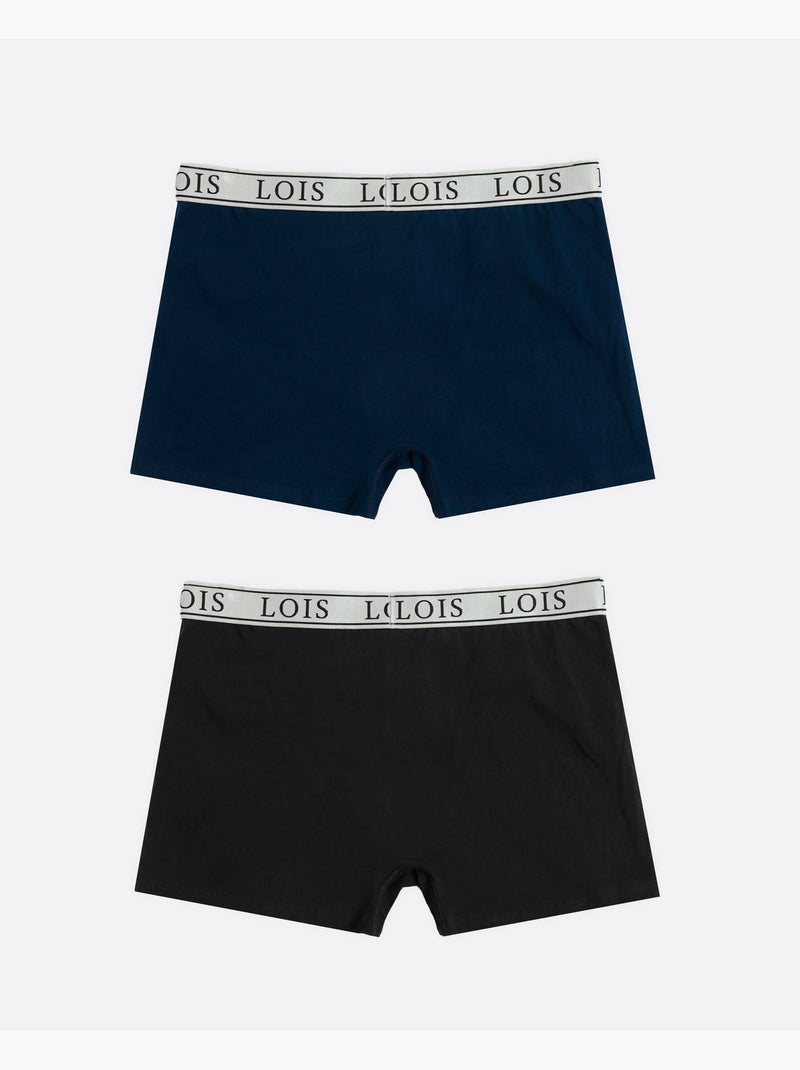 LOIS Calzoncillo/Bóxer Origins para Hombre, (Caja de 2 unidades) Multicolor - Kiabi