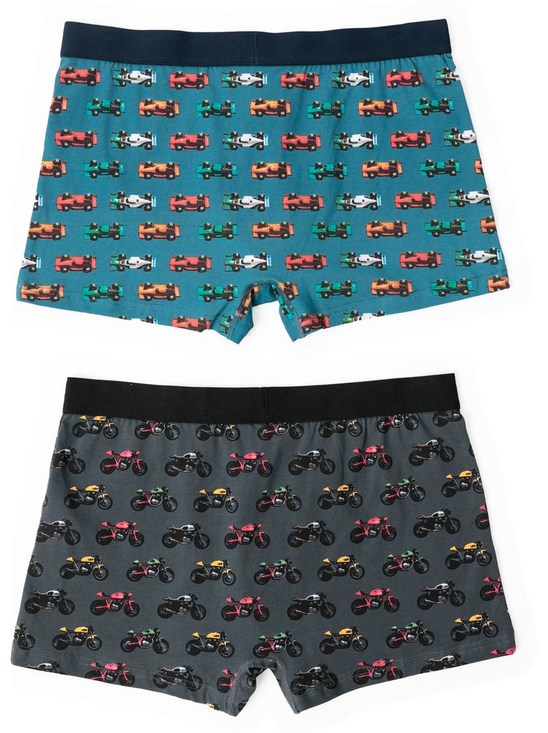 LOIS Calzoncillo/Boxer Scrambler  para Hombre, (Caja de 2 unidades) Multicolor - Kiabi