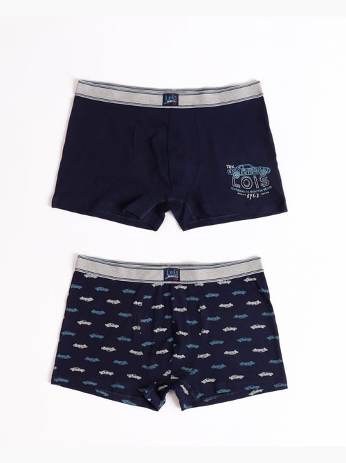 LOIS Calzoncillo/Bóxer Speedway para Hombre, (Caja de 2 unidades) - Kiabi LOIS Calzoncillo/Bóxer Speedway para Hombre, (Caja de 2 unidades) - Kiabi