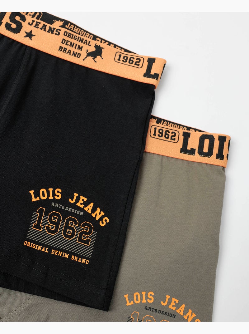 LOIS Calzoncillo/Boxer Star para Hombre, (Caja de 2 unidades) Multicolor - Kiabi