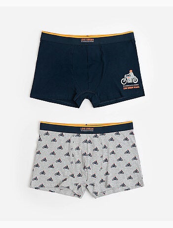 LOIS Calzoncillo/Bóxer Urban Motor para Hombre, (Caja de 2 unidades)