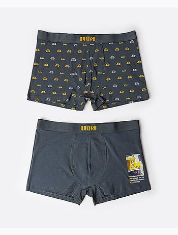 LOIS Calzoncillo/Boxer Yellow Car para Hombre, (Caja de 2 unidades)