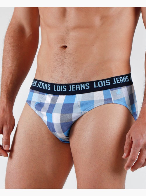LOIS Calzoncillo/Slip Jeans VIP para Hombre, (Caja de 2 unidades) - Kiabi LOIS Calzoncillo/Slip Jeans VIP para Hombre, (Caja de 2 unidades) - Kiabi