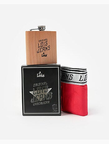 LOIS Calzoncillo/Slip Petaca Caja Regalo para Hombre