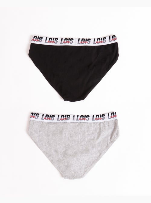 LOIS Calzoncillo/Slip Speed para Hombre, (Caja de 2 unidades) - Kiabi LOIS Calzoncillo/Slip Speed para Hombre, (Caja de 2 unidades) - Kiabi