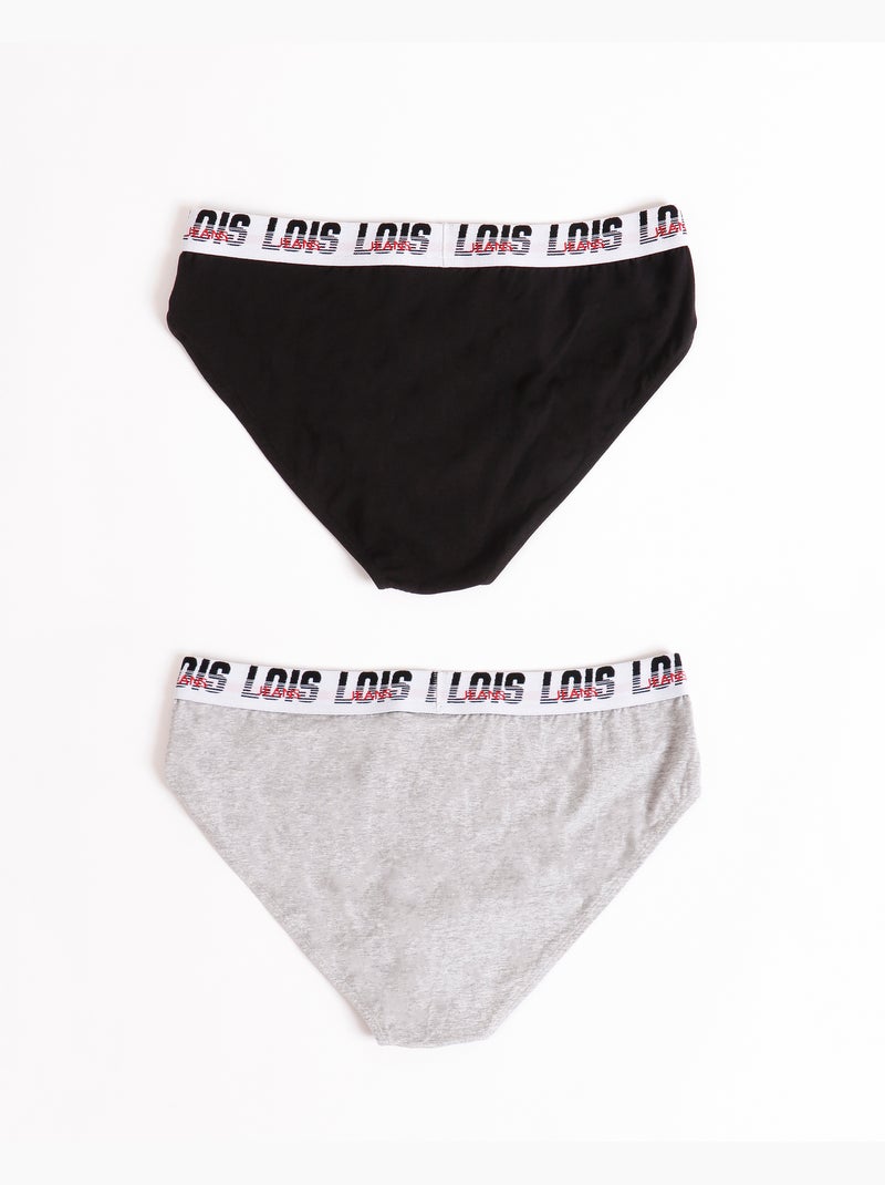 LOIS Calzoncillo/Slip Speed para Hombre, (Caja de 2 unidades) Multicolor - Kiabi