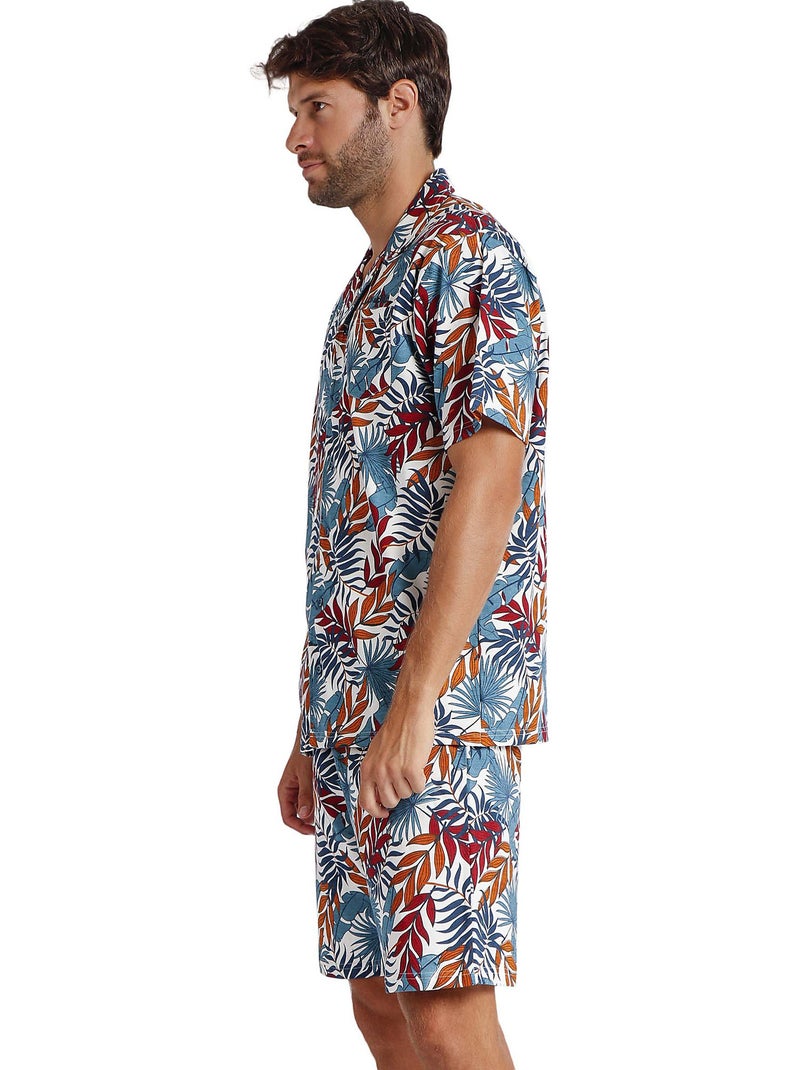 LOIS Pijama Abierto Manga Corta Dynamic para Hombre Azul - Kiabi