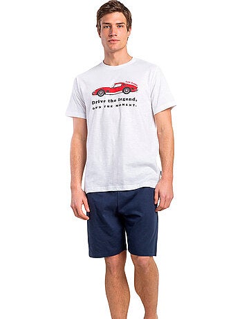LOIS Pijama Manga Corta Driver para Hombre