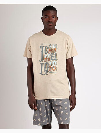LOIS Pijama Manga Corta Feel It para Hombre
