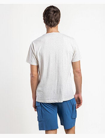 LOIS Pijama Manga Corta Frayed para Hombre