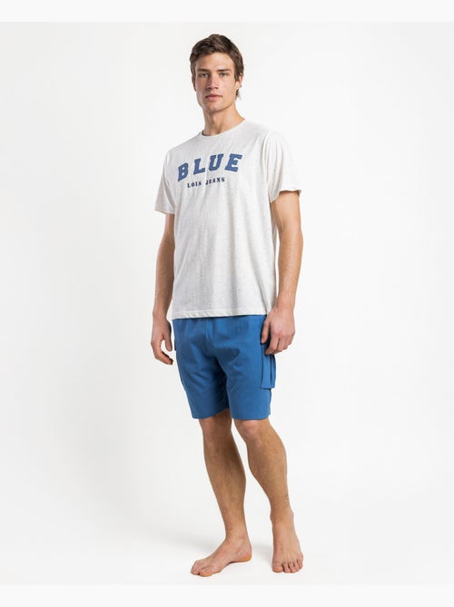 LOIS Pijama Manga Corta Frayed para Hombre - Kiabi
