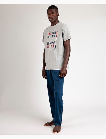 LOIS Pijama Manga Corta Grey Leader para Hombre
