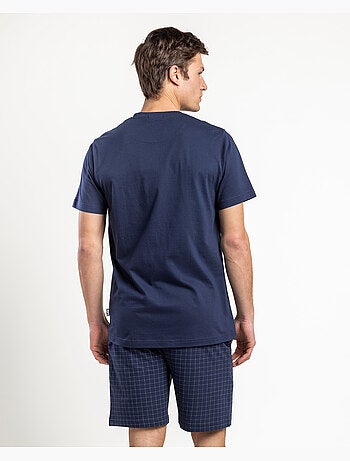 LOIS Pijama Manga Corta Navy Driver para Hombre