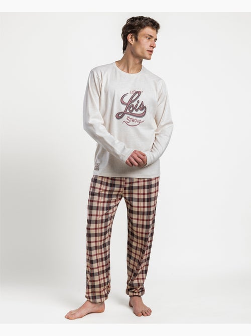 LOIS Pijama Manga Larga Celsius para Hombre - Kiabi LOIS Pijama Manga Larga Celsius para Hombre - Kiabi