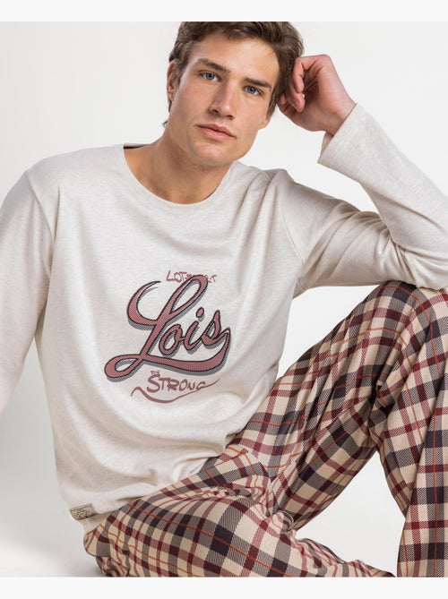 LOIS Pijama Manga Larga Celsius para Hombre - Kiabi LOIS Pijama Manga Larga Celsius para Hombre - Kiabi