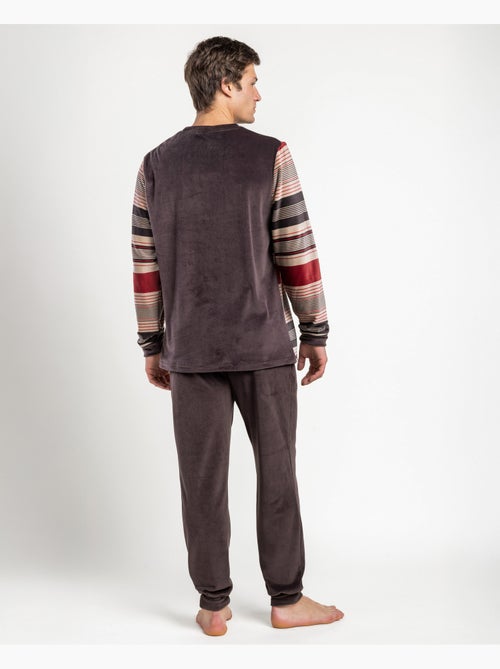 LOIS Pijama Manga Larga Doble Velvet Celsius para Hombre - Kiabi LOIS Pijama Manga Larga Doble Velvet Celsius para Hombre - Kiabi