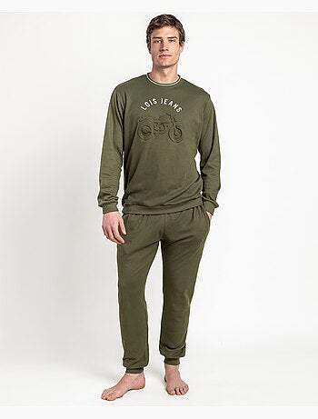 LOIS Pijama Manga Larga Embossing para Hombre