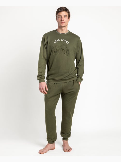 LOIS Pijama Manga Larga Embossing para Hombre - Kiabi
