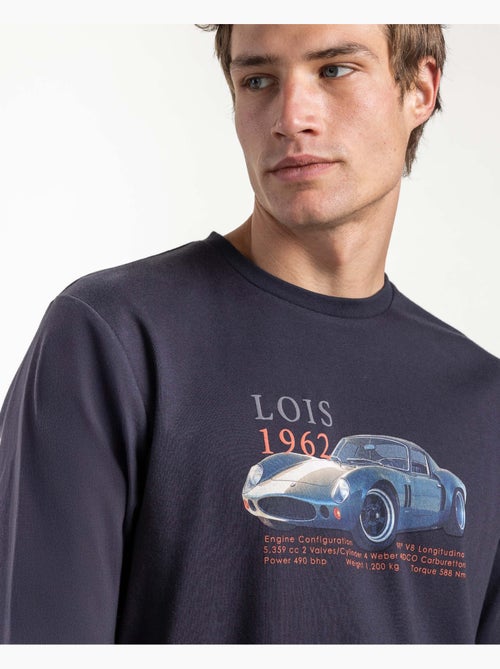 LOIS Pijama Manga Larga Engine para Hombre - Kiabi