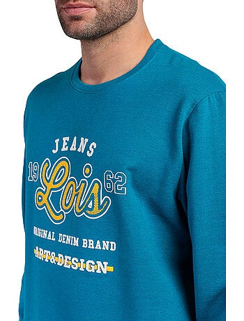 LOIS Pijama Manga Larga Felpa Snow para Hombre