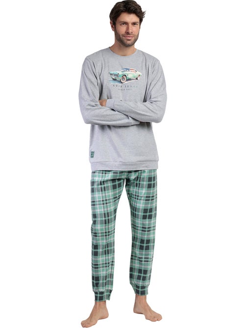 LOIS Pijama Manga Larga Felpa Vintage Car para Hombre - Kiabi