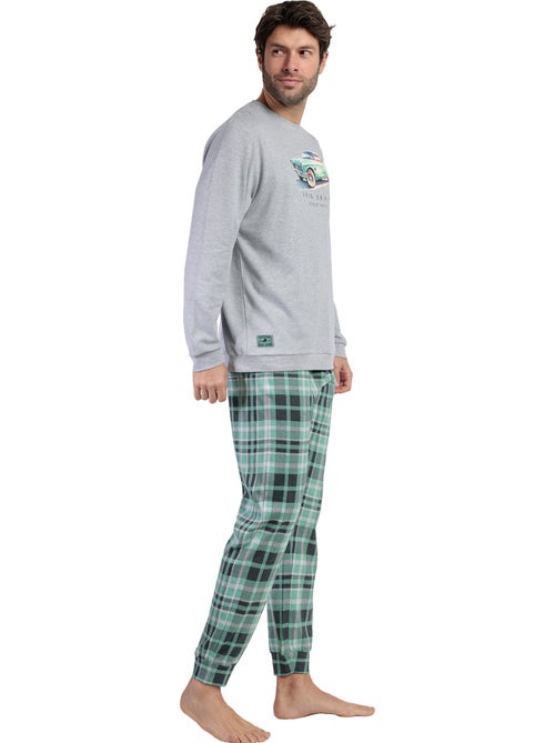 LOIS Pijama Manga Larga Felpa Vintage Car para Hombre - Kiabi