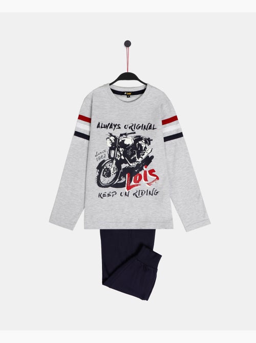 LOIS Pijama Manga Larga Motor para Niño - Kiabi LOIS Pijama Manga Larga Motor para Niño - Kiabi