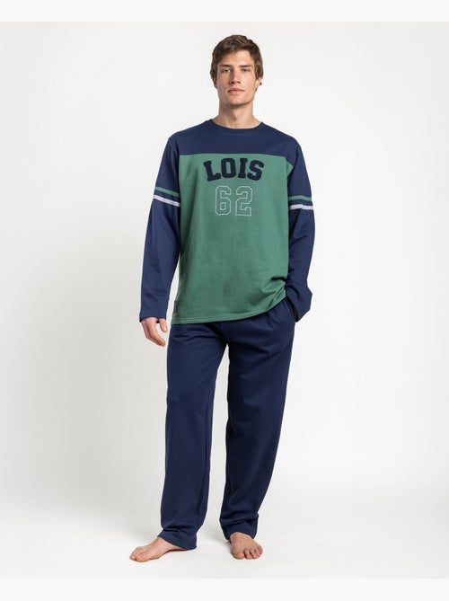 LOIS Pijama Manga Larga Preppy para Hombre - Kiabi