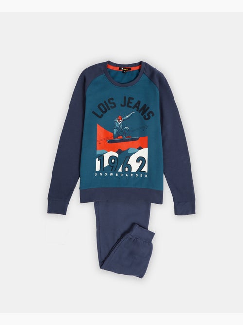 LOIS Pijama Manga Larga Ranglan XGames para Niño - Kiabi LOIS Pijama Manga Larga Ranglan XGames para Niño - Kiabi