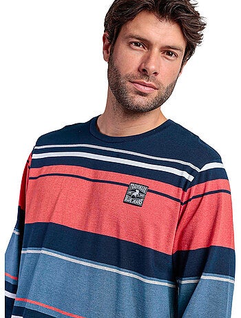 LOIS Pijama Manga Larga Rayas Burnt para Hombre