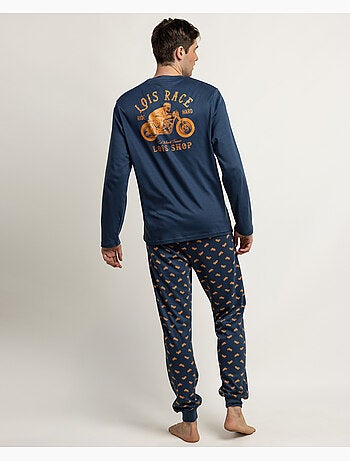 LOIS Pijama Manga Larga Roadster para Hombre