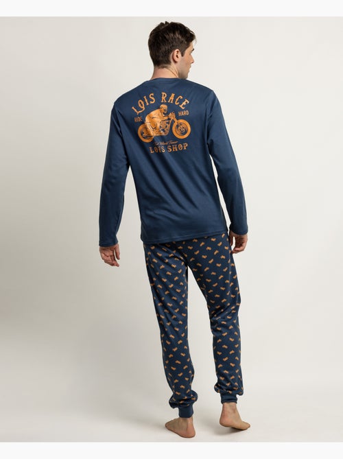 LOIS Pijama Manga Larga Roadster para Hombre - Kiabi LOIS Pijama Manga Larga Roadster para Hombre - Kiabi