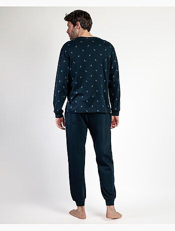 LOIS Pijama Manga Larga Tapeta Snow para Hombre