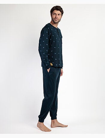 LOIS Pijama Manga Larga Tapeta Snow para Hombre