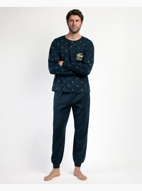 LOIS Pijama Manga Larga Tapeta Snow para Hombre - Kiabi LOIS Pijama Manga Larga Tapeta Snow para Hombre - Kiabi