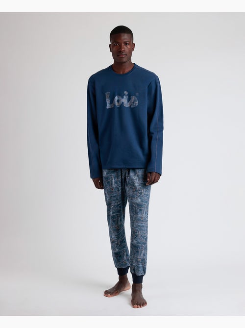 LOIS Pijama Manga Larga Texan para Hombre - Kiabi LOIS Pijama Manga Larga Texan para Hombre - Kiabi