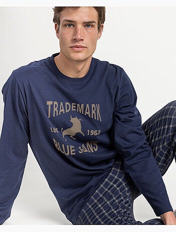 LOIS Pijama Manga Larga Wanted & Wild para Hombre