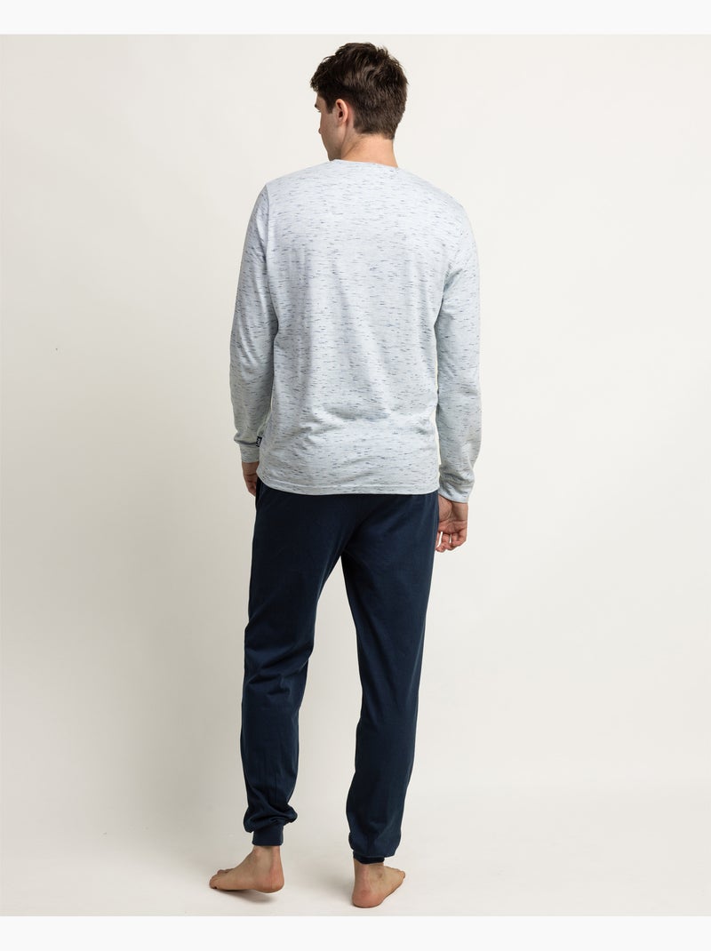 LOIS Pijama Manga Larga Wanted & Wild para Hombre Blanco - Kiabi