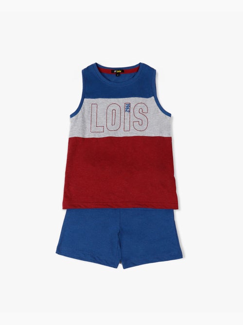 LOIS Pijama Sin Mangas Pieces para Niño - Kiabi LOIS Pijama Sin Mangas Pieces para Niño - Kiabi